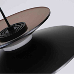 Люстра подвесная с тремя матовыми черными плафонами Obsidian Touch варинант исполнения - 3 | Loft Concept в Нижнем Новгороде