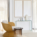 Стол журнальный круглый Acrylic Аether Smoke варинант исполнения - 7 | Loft Concept в Нижнем Новгороде