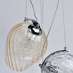 Люстра каскадная с 5-ю разноцветными стеклянными плафонами Kaleido варинант исполнения - 7 | Loft Concept в Нижнем Новгороде