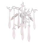 Бра с декором в виде ветвей и стеклянных подвесок в форме капель Droplet Chandelier варинант исполнения - 3 | Loft Concept в Нижнем Новгороде