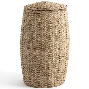 Корзина с крышкой из камыша Chane Wicker Basket