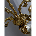 Подсвечник белый Попугай из фарфора с бронзовыми элементами Eden Garden варинант исполнения - 8 | Loft Concept в Нижнем Новгороде