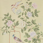 Обои ручная роспись Askew Verdigris  варинант исполнения - 1 | Loft Concept в Нижнем Новгороде