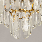 Люстра многоярусная с овальными прозрачными подвесками 28 см Harmonica варинант исполнения - 9 | Loft Concept в Нижнем Новгороде