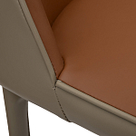 Стул барный с терракотовой обивкой из экокожи Spectacular High Chair варинант исполнения - 3 | Loft Concept в Нижнем Новгороде