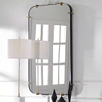 Зеркало настенное в черной металлической раме Mirror Cardinal варинант исполнения - 5 | Loft Concept в Нижнем Новгороде