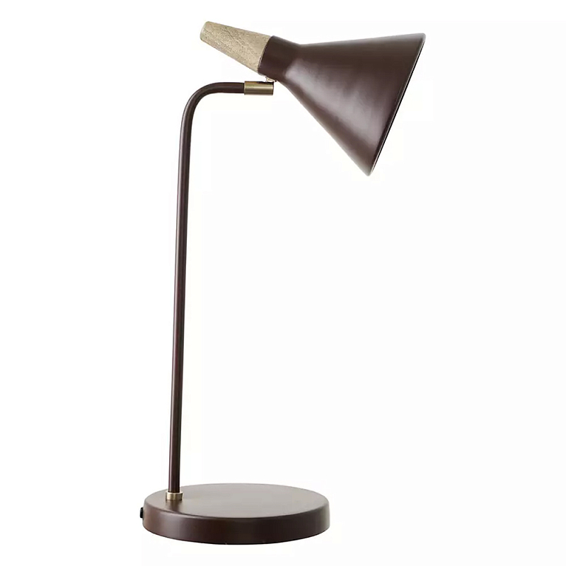 Настольная лампа с конусообразным плафоном Plum Table Lamp Сливовый в Нижнем Новгороде | Loft Concept 