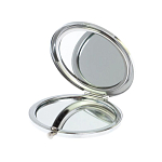 Зеркало карманное складное круглое из натурального камня Малахит с Хризоколлой в подарочной упаковке Silver Stone Mirrors варинант исполнения - 3 | Loft Concept в Нижнем Новгороде