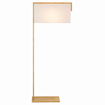 Торшер с прямоугольным абажуром на золотом металлическом каркасе Rectangular Plane  варинант исполнения - 4 | Loft Concept в Нижнем Новгороде
