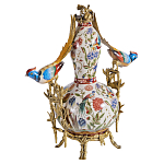 Ваза из фарфора с птицами и цветочной росписью Garden of Eden варинант исполнения - 1 | Loft Concept в Нижнем Новгороде