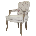 Кресло с изображением сакуры Aubrey Classical Armchair beige flax варинант исполнения - 3 | Loft Concept в Нижнем Новгороде