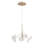 Подвесной светильник с белыми и прозрачными цветочными лепестками Wintery flovers варинант исполнения - 1 | Loft Concept в Нижнем Новгороде