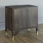 Прикроватная тумбочка с полкой Elsa Dreams Walnut  варинант исполнения - 4 | Loft Concept в Нижнем Новгороде