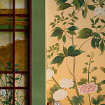 Обои ручная роспись Four Seasons Original colourway on painted Xuan paper with gold ombre варинант исполнения - 3 | Loft Concept в Нижнем Новгороде