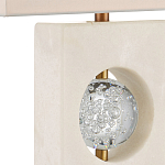 Настольная лампа из мрамора с тканевым прямоугольным абажуром Eternity варинант исполнения - 1 | Loft Concept в Нижнем Новгороде