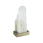 Настольная лампа с белыми вертикальными элементами Alabaster Totem   варинант исполнения - 4 | Loft Concept в Нижнем Новгороде