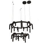 Люстра подвесная черная  Black Light Fixtures варинант исполнения - 1 | Loft Concept в Нижнем Новгороде