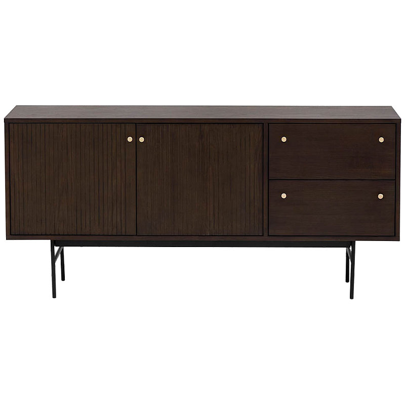 Комод Moran Chest of Drawers Коричневый Черный Латунь в Нижнем Новгороде | Loft Concept 