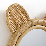 Зеркало из ротанга в форме головы медведя Wicrer Furniture варинант исполнения - 3 | Loft Concept в Нижнем Новгороде