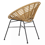 Стул круглый с ротанговым плетением Round Wicker Stool варинант исполнения - 4 | Loft Concept в Нижнем Новгороде