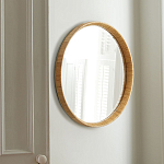 Зеркало круглое в раме из ротанга Wickerwork варинант исполнения - 1 | Loft Concept в Нижнем Новгороде