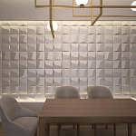 Гипсовая 3D панель с принтографией PM-26 варинант исполнения - 1 | Loft Concept в Нижнем Новгороде