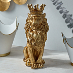 Статуэтка лев с детализированной гривой и изящной короной Lion Crown  варинант исполнения - 4 | Loft Concept в Нижнем Новгороде