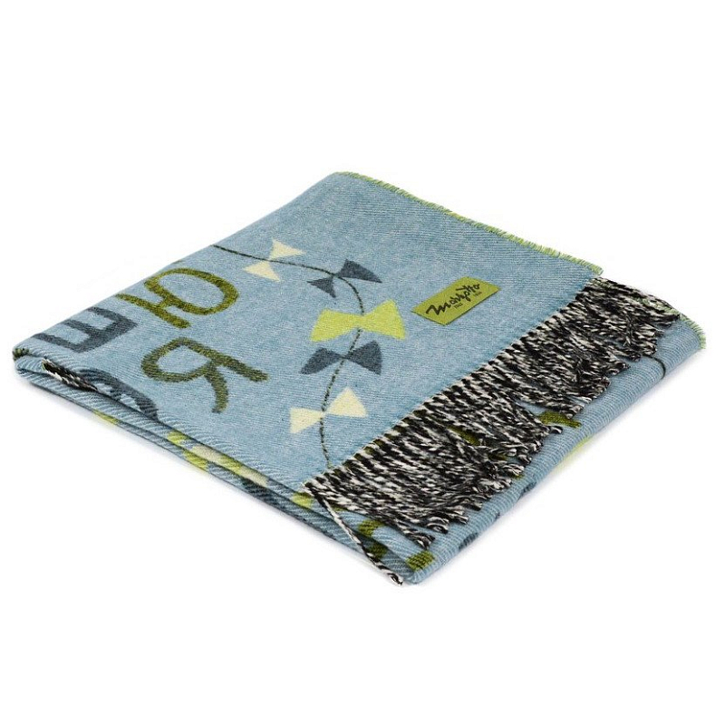 Плед ALP 1 Marzotto Серо-голубой в Нижнем Новгороде | Loft Concept 