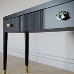 Туалетный стол - Трельяж Elsa Dreams Black 120 см варинант исполнения - 3 | Loft Concept в Нижнем Новгороде