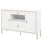 Консоль белая с двумя дверцами и ящиками Antique Order варинант исполнения - 1 | Loft Concept в Нижнем Новгороде