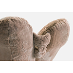 Дизайнерское плюшевое кресло в форме руки бежевое Poltronova Joe Plush Dove Grey варинант исполнения - 1 | Loft Concept в Нижнем Новгороде