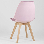 Стул с мягким велюровым сиденьем Arvika Pink варинант исполнения - 5 | Loft Concept в Нижнем Новгороде