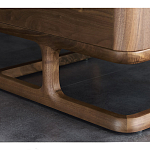 Прикроватный деревянный столик с 2-мя ящиками Moon Walnut Furniture варинант исполнения - 6 | Loft Concept в Нижнем Новгороде