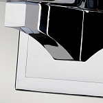 Бра для ванных комнат с белым цилиндрическим плафоном на прямоугольном основании цвета хром Feiss варинант исполнения - 4 | Loft Concept в Нижнем Новгороде