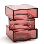 Стол журнальный в форме кубов Acrylic Furniture Lumina Crimson Clarity варинант исполнения - 1 | Loft Concept в Нижнем Новгороде