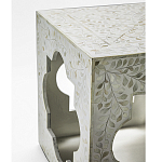 Приставной столик с перламутром Bone Inlay Side Table Floral Design варинант исполнения - 3 | Loft Concept в Нижнем Новгороде