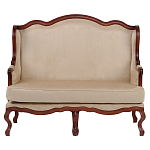 Диван двухместный из натурального бука бежевый Solid Luxury варинант исполнения - 1 | Loft Concept в Нижнем Новгороде