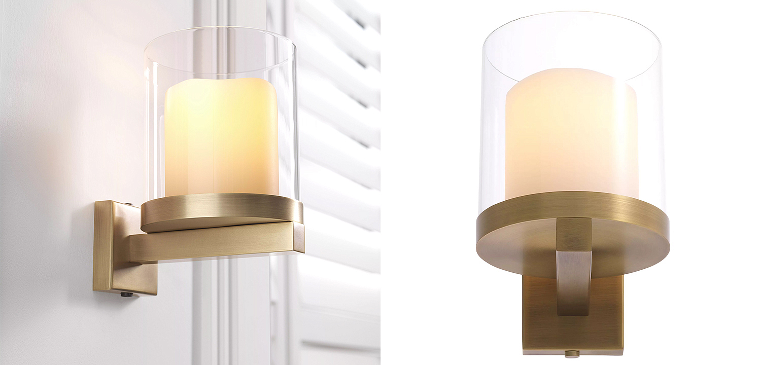Бра Eichholtz Wall Lamp Donovan Brass Бра Eichholtz Wall Lamp Donovan Brass - Loft-Concept в Нижнем Новгороде