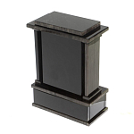 Часы настольные черные из натурального камня Обсидиан Stone Clock варинант исполнения - 3 | Loft Concept в Нижнем Новгороде