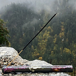 Подставка под благовония из эпоксидной смолы с цветами прямоугольная черная Epoxy Flowers Incense Stand Black варинант исполнения - 3 | Loft Concept в Нижнем Новгороде