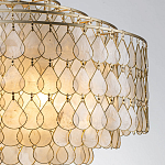 Люстра многоярусная с декором из натуральной морской ракушки Iridescent Light варинант исполнения - 4 | Loft Concept в Нижнем Новгороде