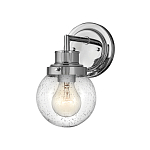 Бра для ванных комнат с прозрачным шарообразным плафоном из стекла с пузырьками на круглом основании Hinkley варинант исполнения - 6 | Loft Concept в Нижнем Новгороде