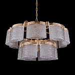 Люстра двухъярусная с текстурными овальными абажурами Splendor Palace Style варинант исполнения - 2 | Loft Concept в Нижнем Новгороде