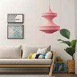 Подвесной вязаный розовый светильник «Моника» варинант исполнения - 4 | Loft Concept в Нижнем Новгороде