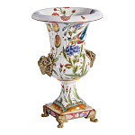 Ваза из фарфора с бронзовыми Овнами Bronze Aries варинант исполнения - 3 | Loft Concept в Нижнем Новгороде