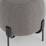 Пуф в ткани букле темно-серого цвета Pikelet варинант исполнения - 4 | Loft Concept в Нижнем Новгороде