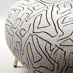 Кресло мягкое с принтом на золотистых ножках Onlooker варинант исполнения - 3 | Loft Concept в Нижнем Новгороде